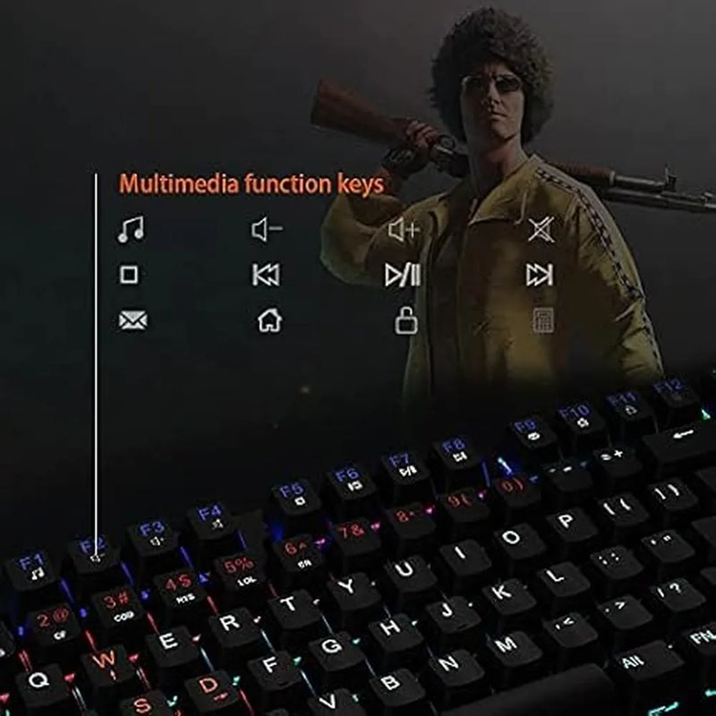Meetion MT-MK007 Mechanical Gaming Keyboard With LED Backlight