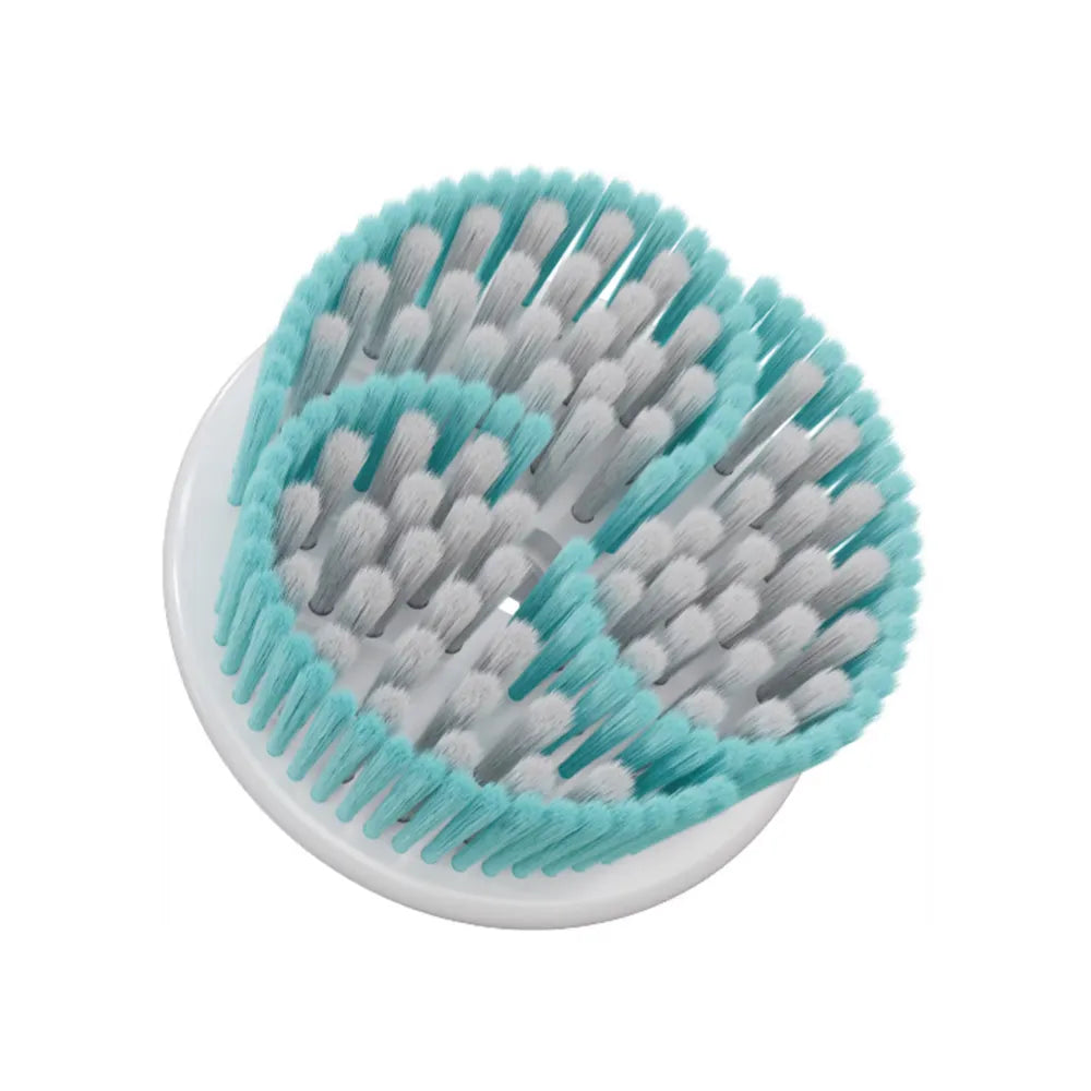 Porodo 4-in-1 Facial Cleansing Brush 2-Speed 360° Rotation with 4 Brush Attachments, 500mAh Battery, Type-C Charging – White