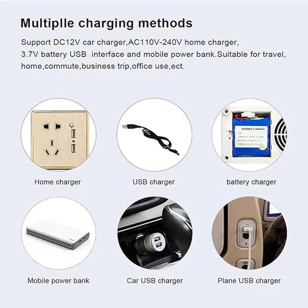 Coob Rechargeable Mini Portable Medical Fridge With LED Display 10600 mAh Battery 4–10H Runtime