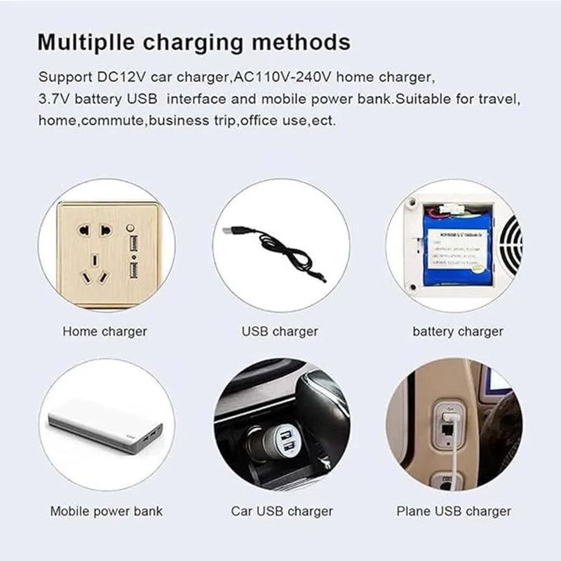 Coob Rechargeable Mini Portable Medical Fridge With LED Display 10600 mAh Battery 4–10H Runtime