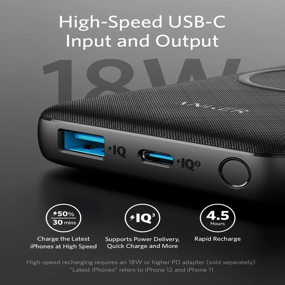 Anker PowerCore III Sense Wireless Power Bank 10000mAh 10W