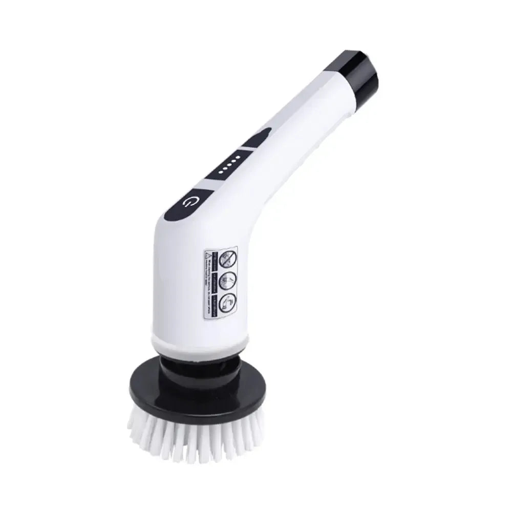 9-in-1 Cordless Electric Spin Scrubber with Replaceable Brush Head Power Rotating 25W