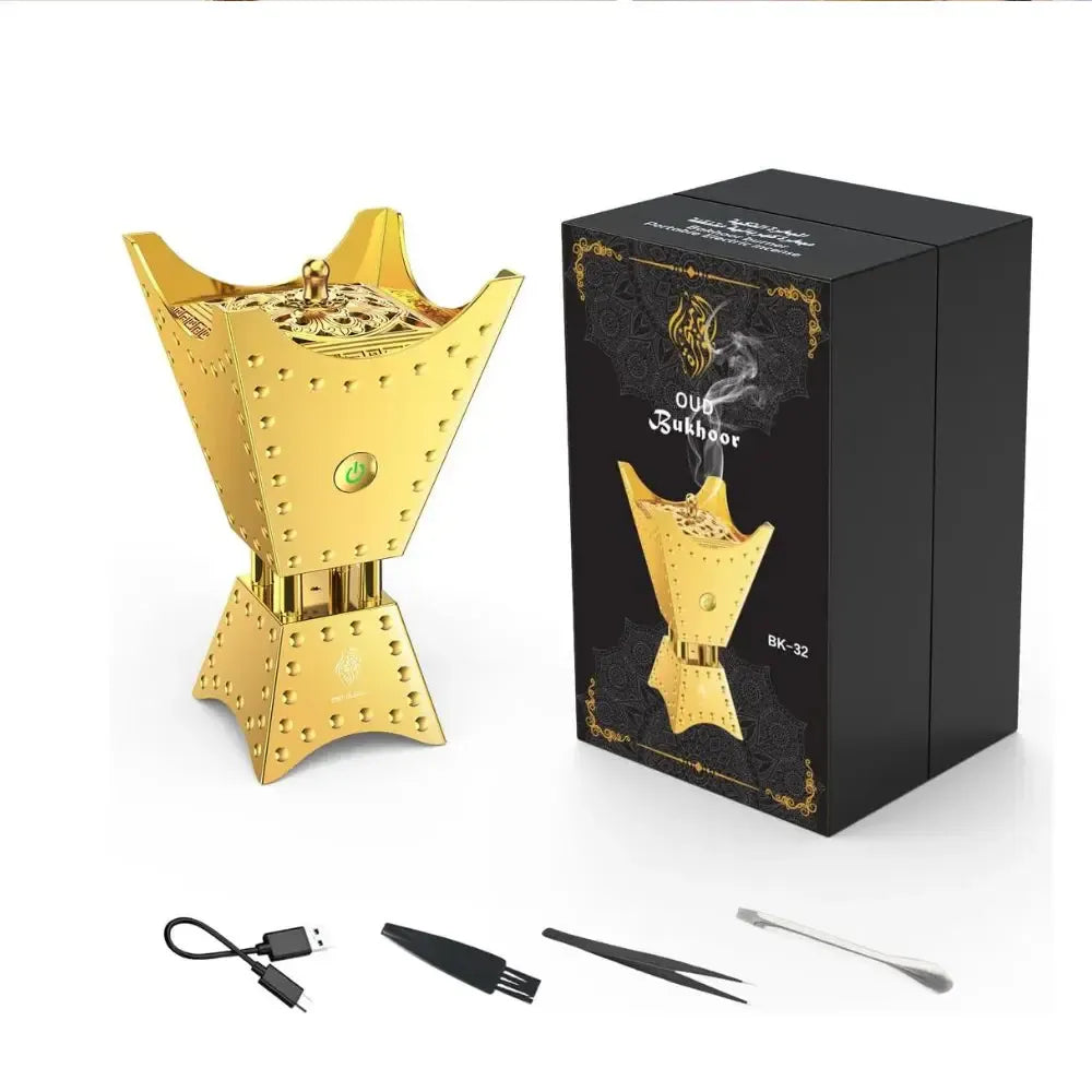 Oud Bukhoor BK-32 Incense Burner 2000mAh Battery Type-C Rechargeable