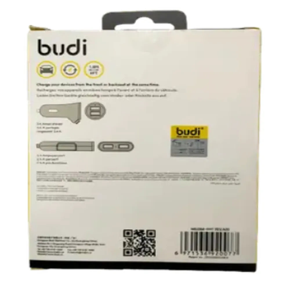 Budi 4 USB Ports Passenger Car Charger 41W