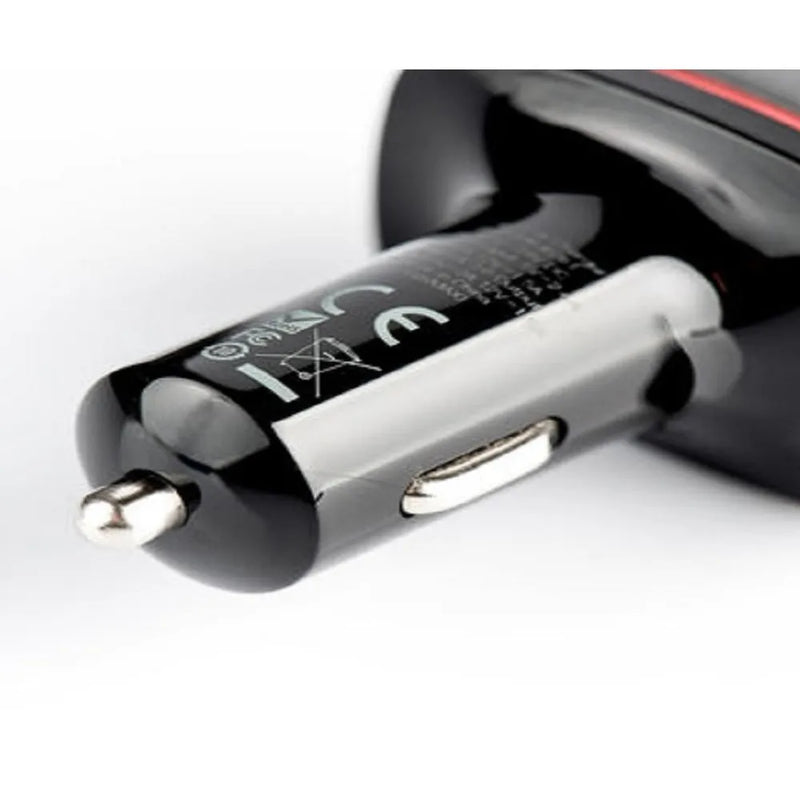 Budi Dual USB Car Charger Type C / PD Power 2.0 Technology