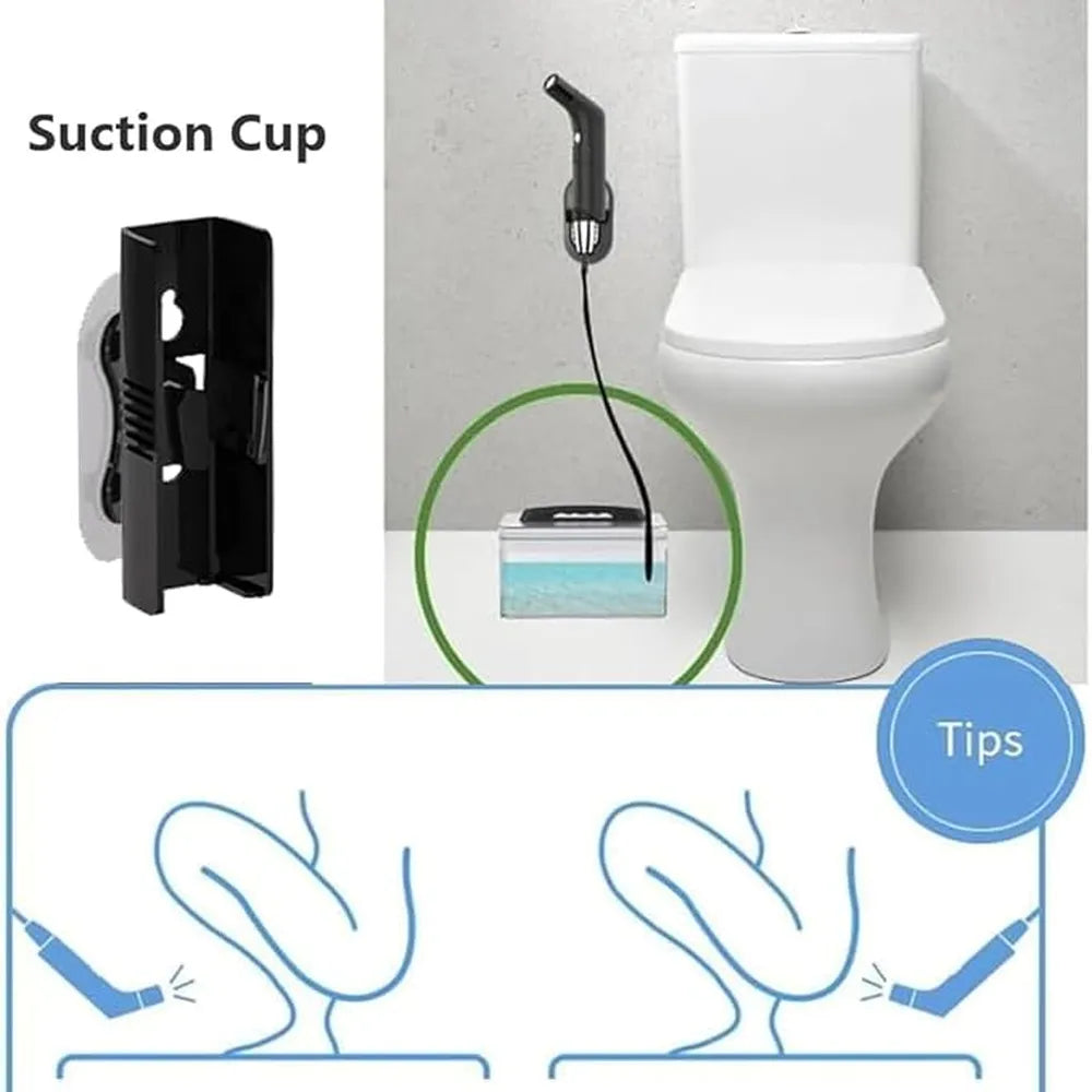 Integrated Compact Bidet Sprayer 800mAh Type-C Rechargeable