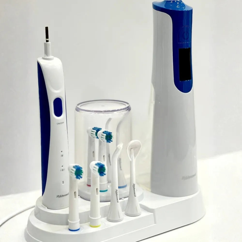 Sonic CH-08 Toothbrush and Water Flosser Set 3 Modes Wireless Charging