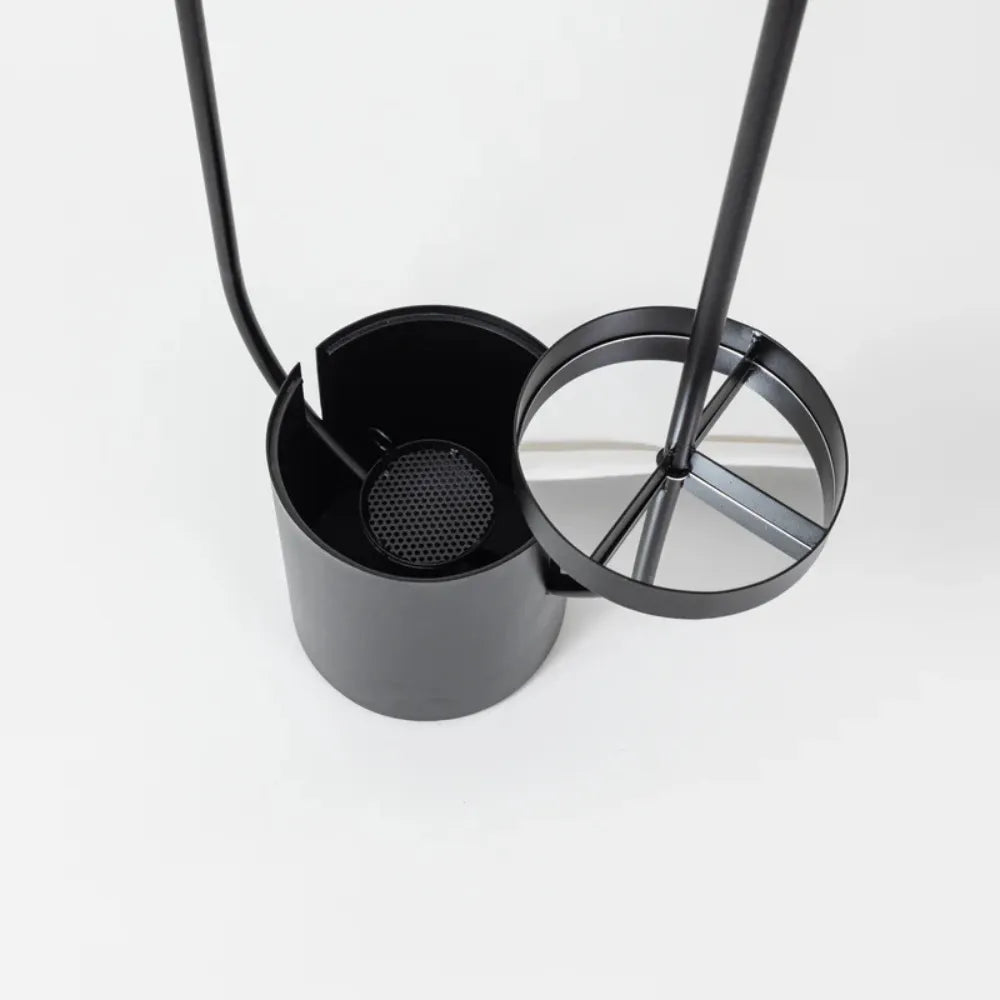 Modern Clothing Incense Burner (Mubkhara) – Iron & Melamine Wood Frame with Multi-Height Hanger Slots and Bukhoor Storage Compartment