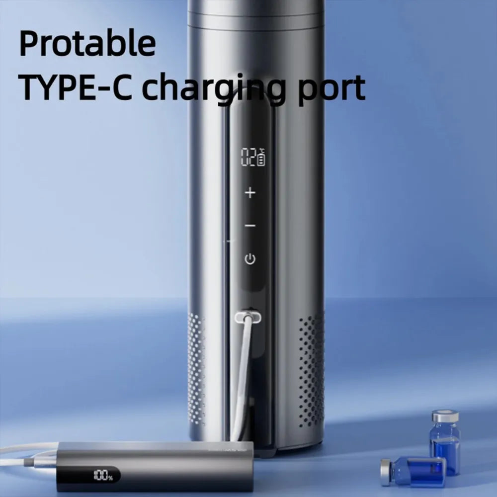 Portable Insulin Cooler Box Mini Medicine Refrigerator 0–18°C Smart Cooling with 10200mAh Battery & Type-C Rechargeable