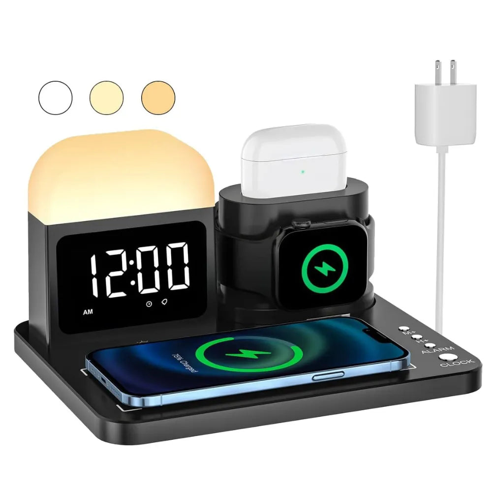 Charging Station – 7.5W USB Charging Dock with 240V Input for Smartphones & USB-Compatible Devices (Black)