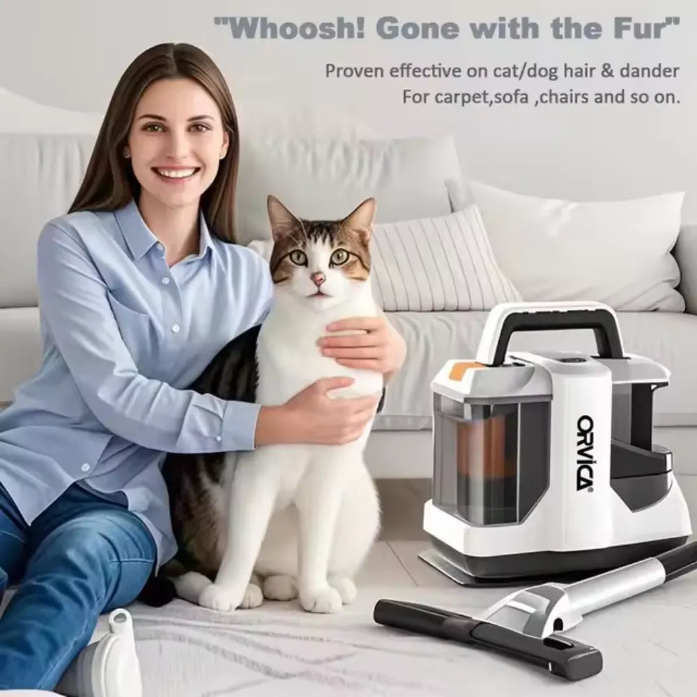 ORVICA ORM-509 Professional Sofa & Carpet Cleaning Washer 1200W Wet/Dry Shampooer with Dual-Tank System