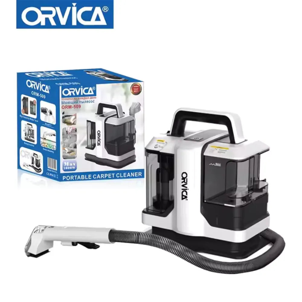 ORVICA ORM-509 Professional Sofa & Carpet Cleaning Washer 1200W Wet/Dry Shampooer with Dual-Tank System