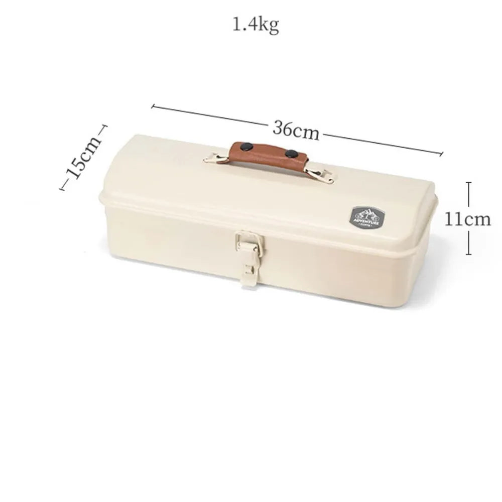 Y-350 Tea Travel Set – Portable Tea Brewing Kit with Latch Closure Storage Box & Compact Outdoor Accessories – White