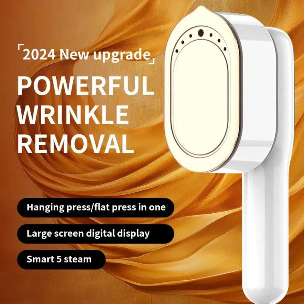 Foldable Handheld Garment Steamer – 5-Gear Adjustable Steam, Portable Fashion-Design Electric Clothes Steamer Iron