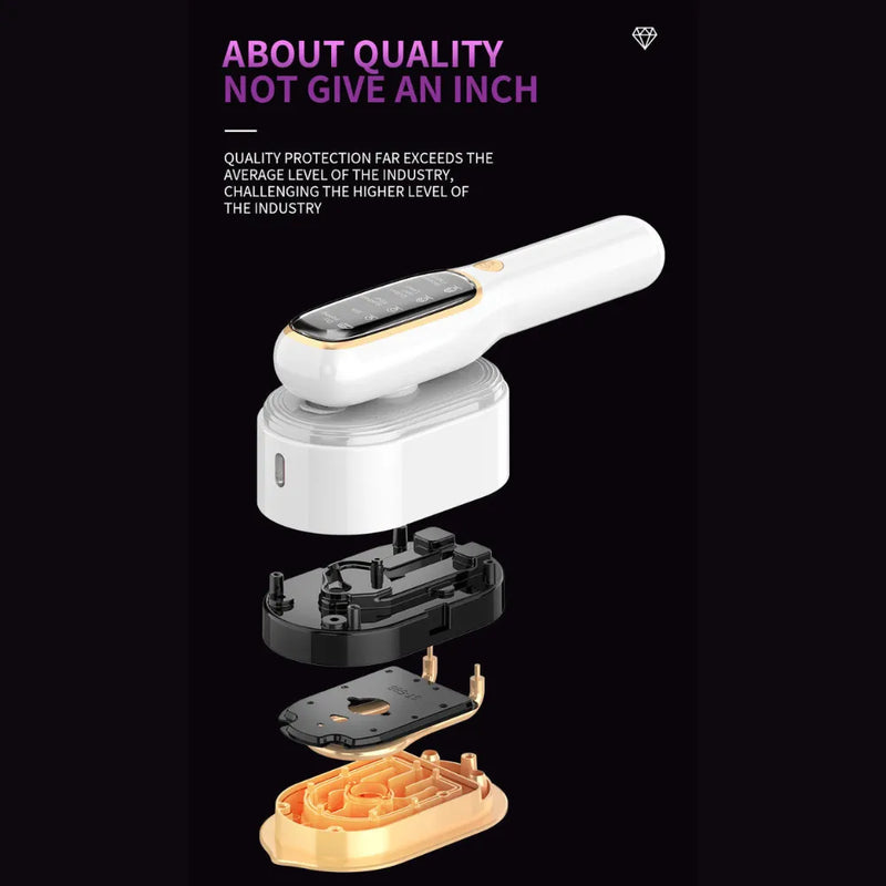 Foldable Handheld Garment Steamer – 5-Gear Adjustable Steam, Portable Fashion-Design Electric Clothes Steamer Iron