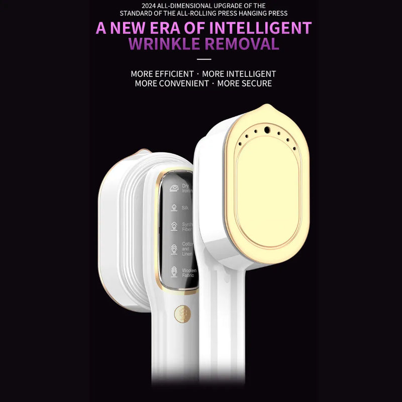 Foldable Handheld Garment Steamer – 5-Gear Adjustable Steam, Portable Fashion-Design Electric Clothes Steamer Iron