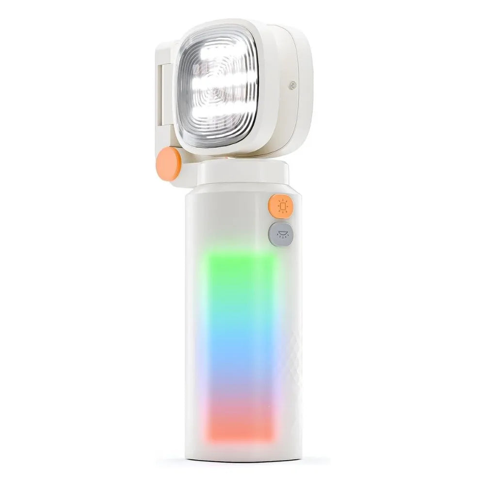 LED Work Light – 2000 Lumens Stepless Dimming, 2700–6500K Adjustable Color Temperature, USB-C Rechargeable with Magnet & 180° Stand