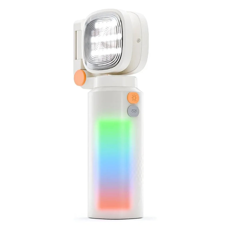 LED Work Light – 2000 Lumens Stepless Dimming, 2700–6500K Adjustable Color Temperature, USB-C Rechargeable with Magnet & 180° Stand
