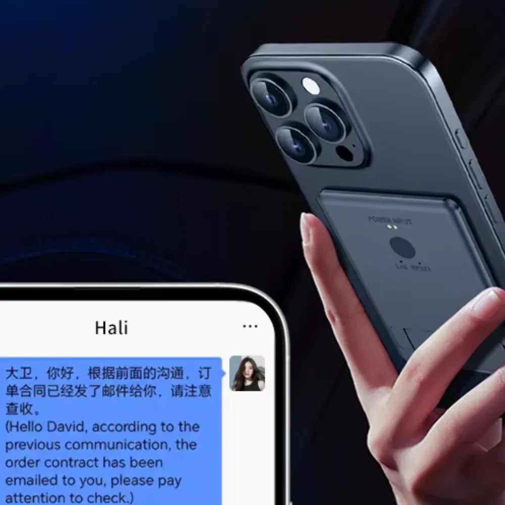 AI Large Model Mini Translator – Instant Multilingual Translator with 138 Languages, Bluetooth & WiFi Connectivity, Portable Android Smart Device