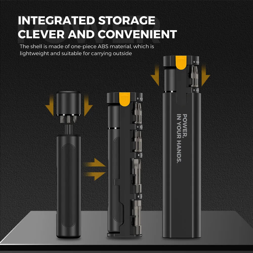 UF-TOOLS 35-in-1 Automatic & Manual Precision Screwdriver Set – 3-Gear Torque, 3N·m Electric Power, LED Light & 1600mAh Rechargeable Battery