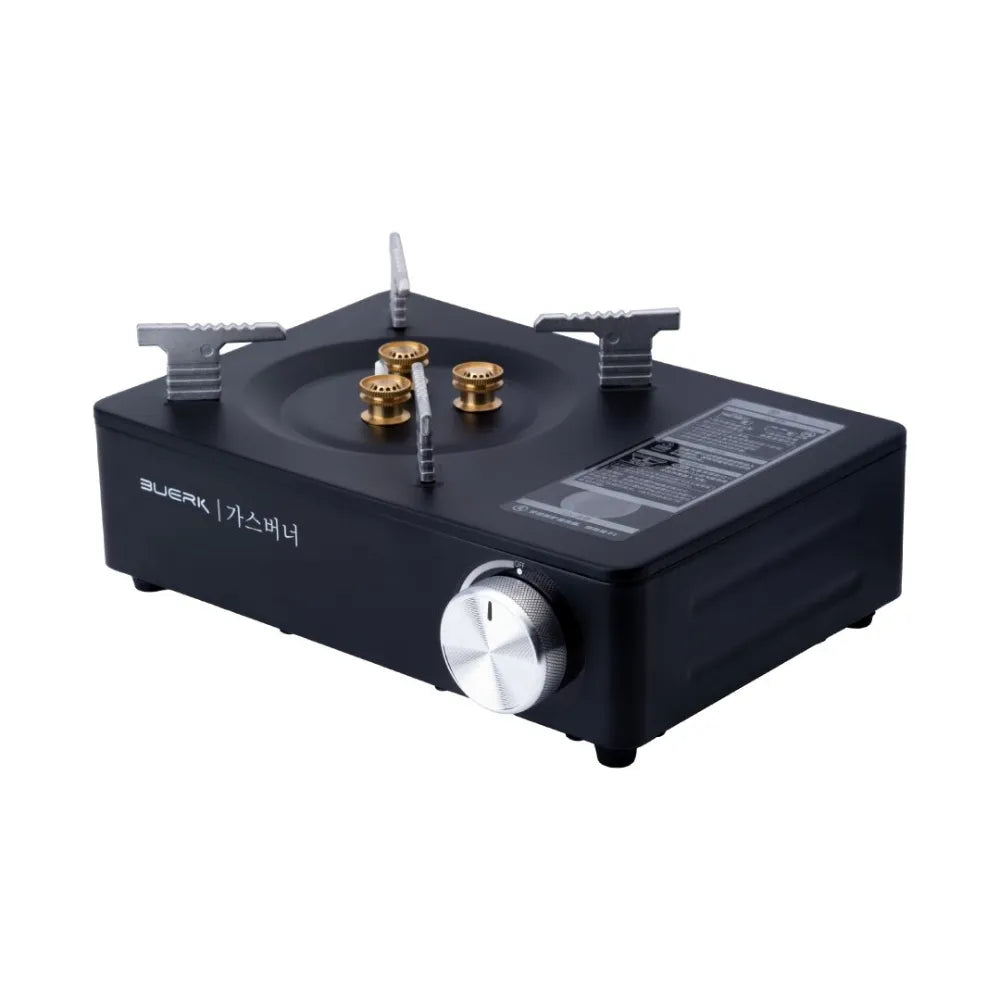 BUERK Portable Single Gas Stove – High-Efficiency Compact Burner for Outdoor Cooking & Home Use