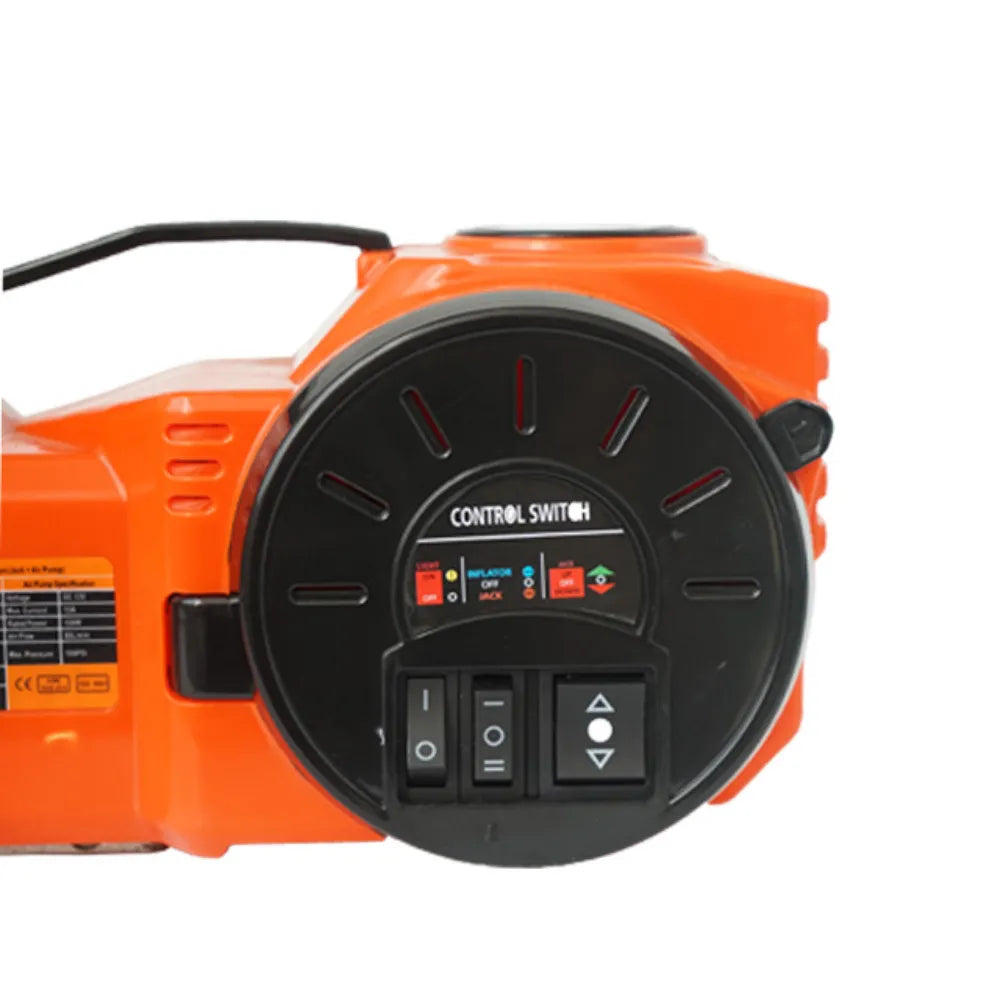 3-Ton Electric Hydraulic Car Jack – Heavy Duty Vehicle Lift for Roadside Repair & Tire Changes, 12V DC Powered Auto Jack