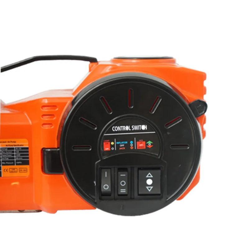 3-Ton Electric Hydraulic Car Jack – Heavy Duty Vehicle Lift for Roadside Repair & Tire Changes, 12V DC Powered Auto Jack