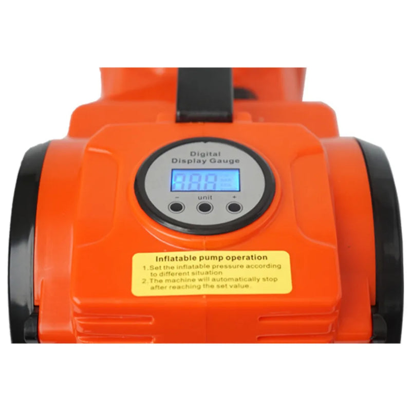 3-Ton Electric Hydraulic Car Jack – Heavy Duty Vehicle Lift for Roadside Repair & Tire Changes, 12V DC Powered Auto Jack