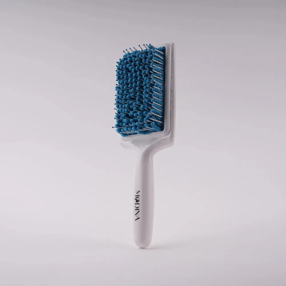 Modina Towel Hair Brush – Microfiber Detangling Brush for Fast Drying, Frizz Reduction & Gentle Styling – All Hair Types