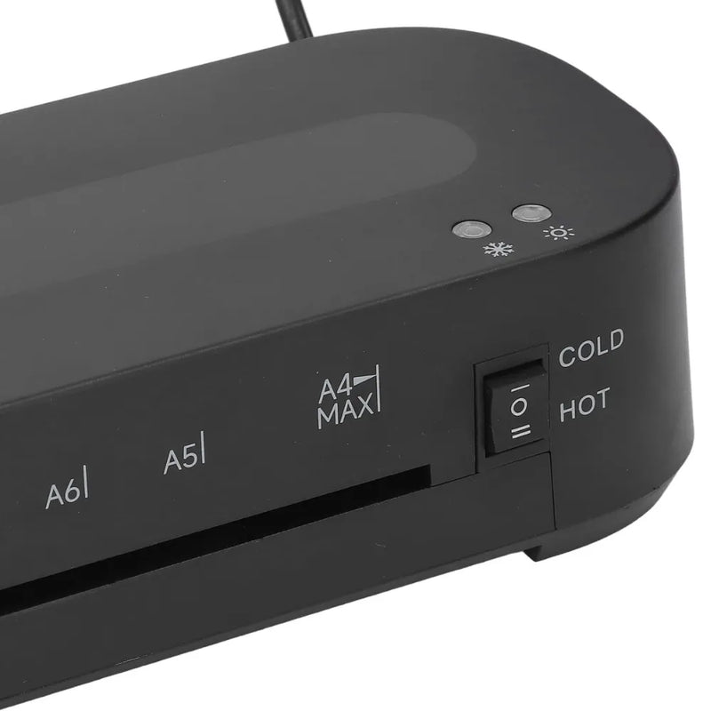 A4 Laminator Machine – 80–125 Mic Support, 320mm/min Speed, Fast Heat-Up, Touch Controls, ABS Jam Release, For Documents & Photos