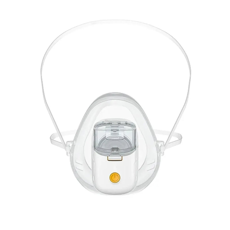 Hands-Free Mini Ultrasonic Mesh Nebulizer Inhaler – Portable Rechargeable Atomizer for Comfortable Breathing Support for Kids & Adults