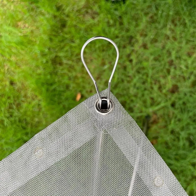 Green Lion Portable Bonfire Stand – Stainless Steel Mesh, Heavy Load Support, Tool-Free Setup, Outdoor Fire Pit Stand