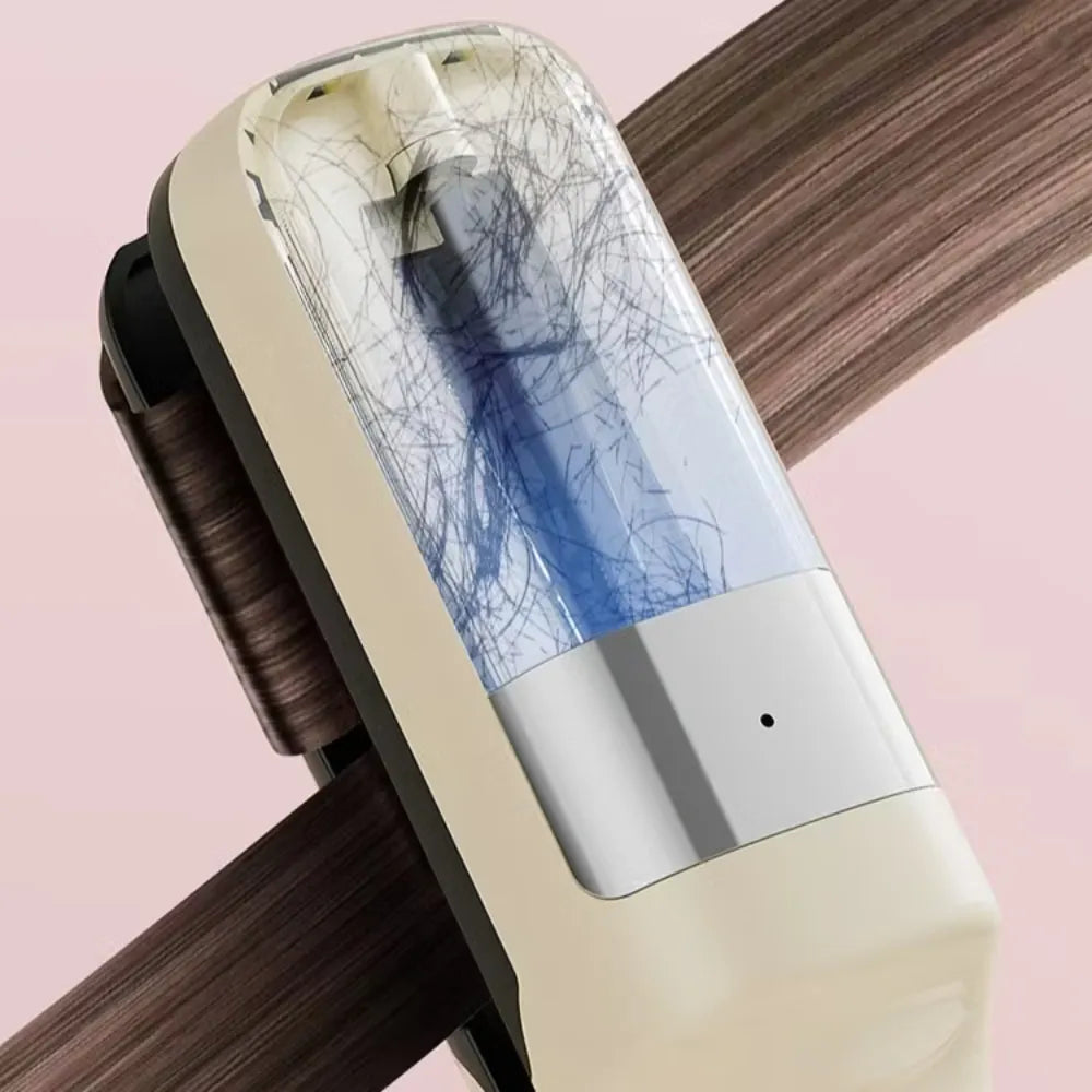 Porodo 2-in-1 Split End Trimmer & Hair Straightener, Cordless, 500mAh Battery, USB-C Charging, Blue Light Hair Repair – 18W Rated Power (White)