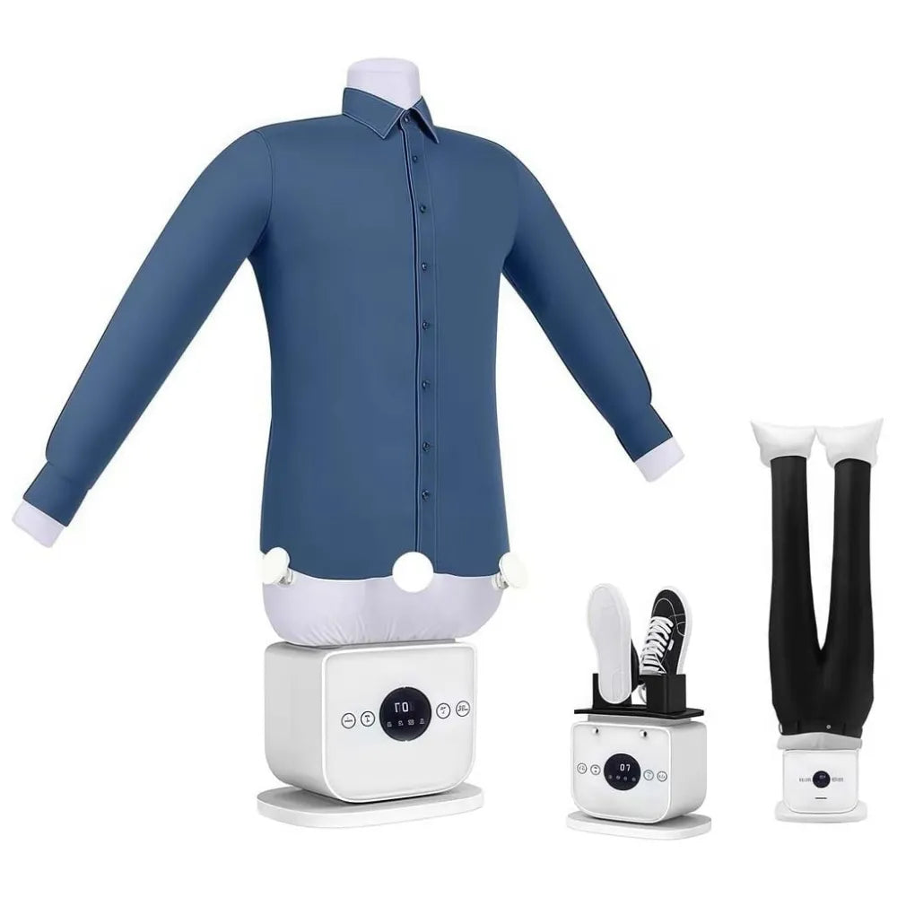 Automatic Hot Air Garment Dryer & Iron 1000W with Inflatable Shirt & Pants Mold, Quick Wrinkle Remover for Home and Office