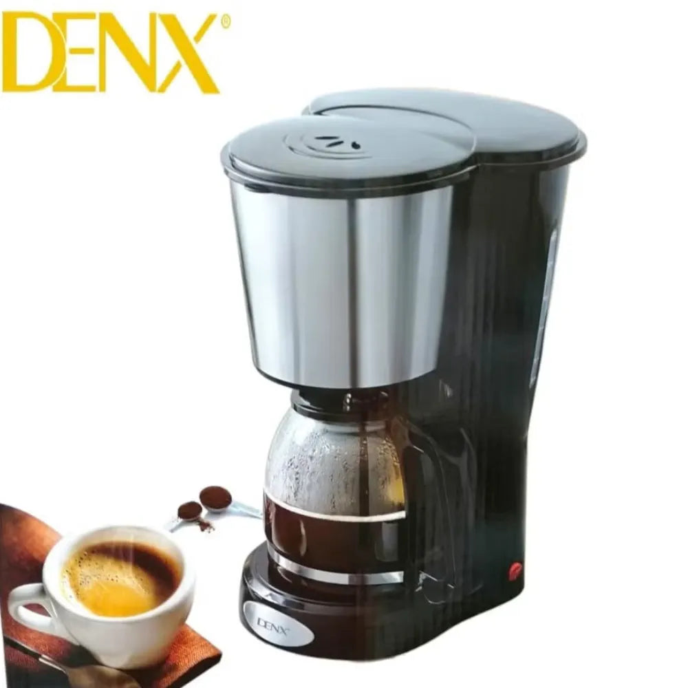 Denx DX3415 1.5L Coffee Maker, 900W Drip Coffee Machine with Anti-Drip & Keep Warm Function