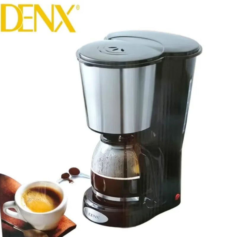 Denx DX3415 1.5L Coffee Maker, 900W Drip Coffee Machine with Anti-Drip & Keep Warm Function