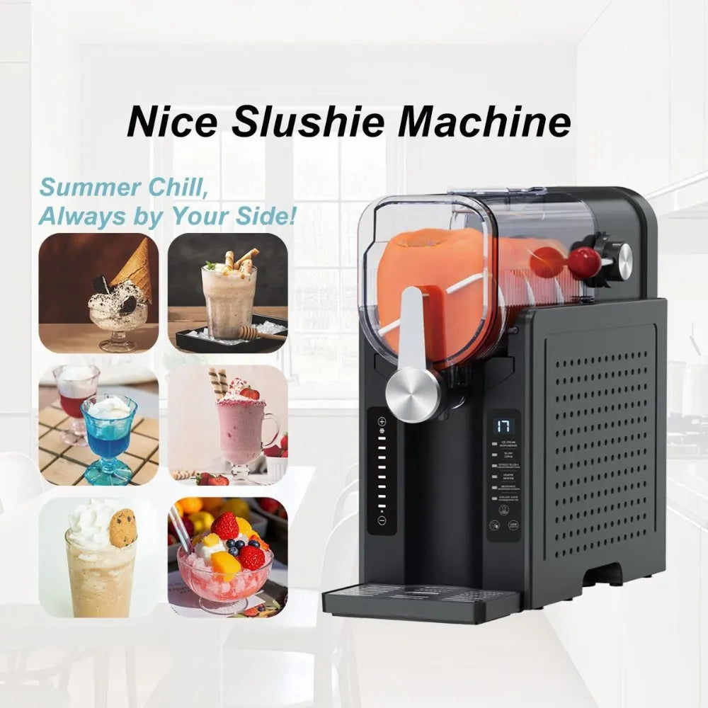 DENX DX4504 Frozen Drink & Ice Cream Maker 2.6L Capacity Digital Control Multi-Function Dessert Machine 200W