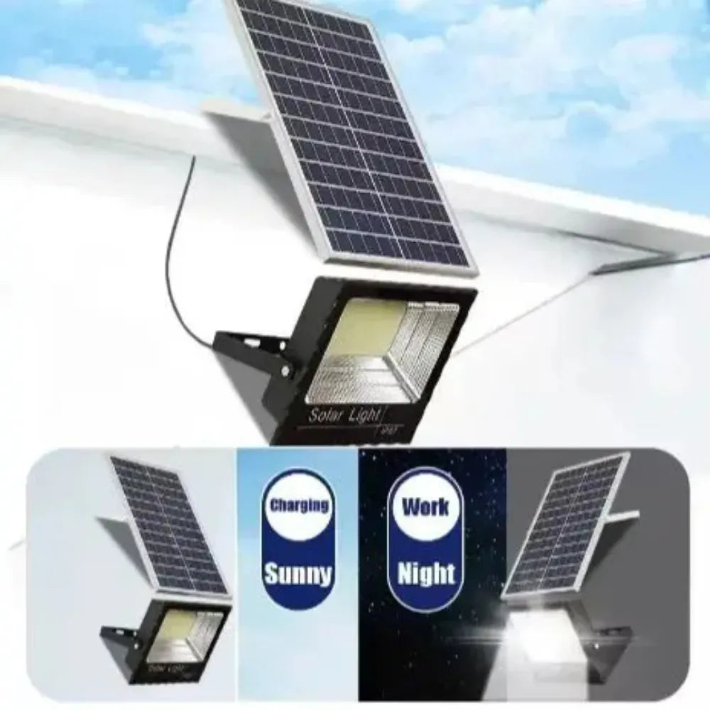DENX Household Solar Light - DX2075DENX Household Solar Light DX2075 400W LED with Remote Control IP67 Waterproof Solar Powered Outdoor Light