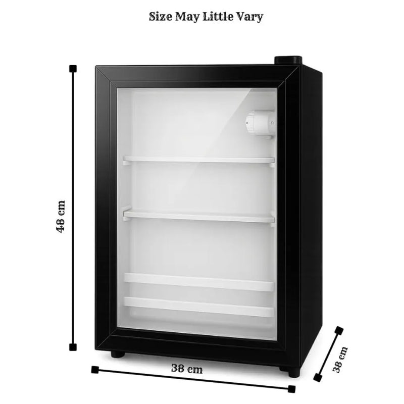 DENX Mini Fridge 29L Direct Cooling Metal Design 55W Power Efficient for Home and Office DX4501