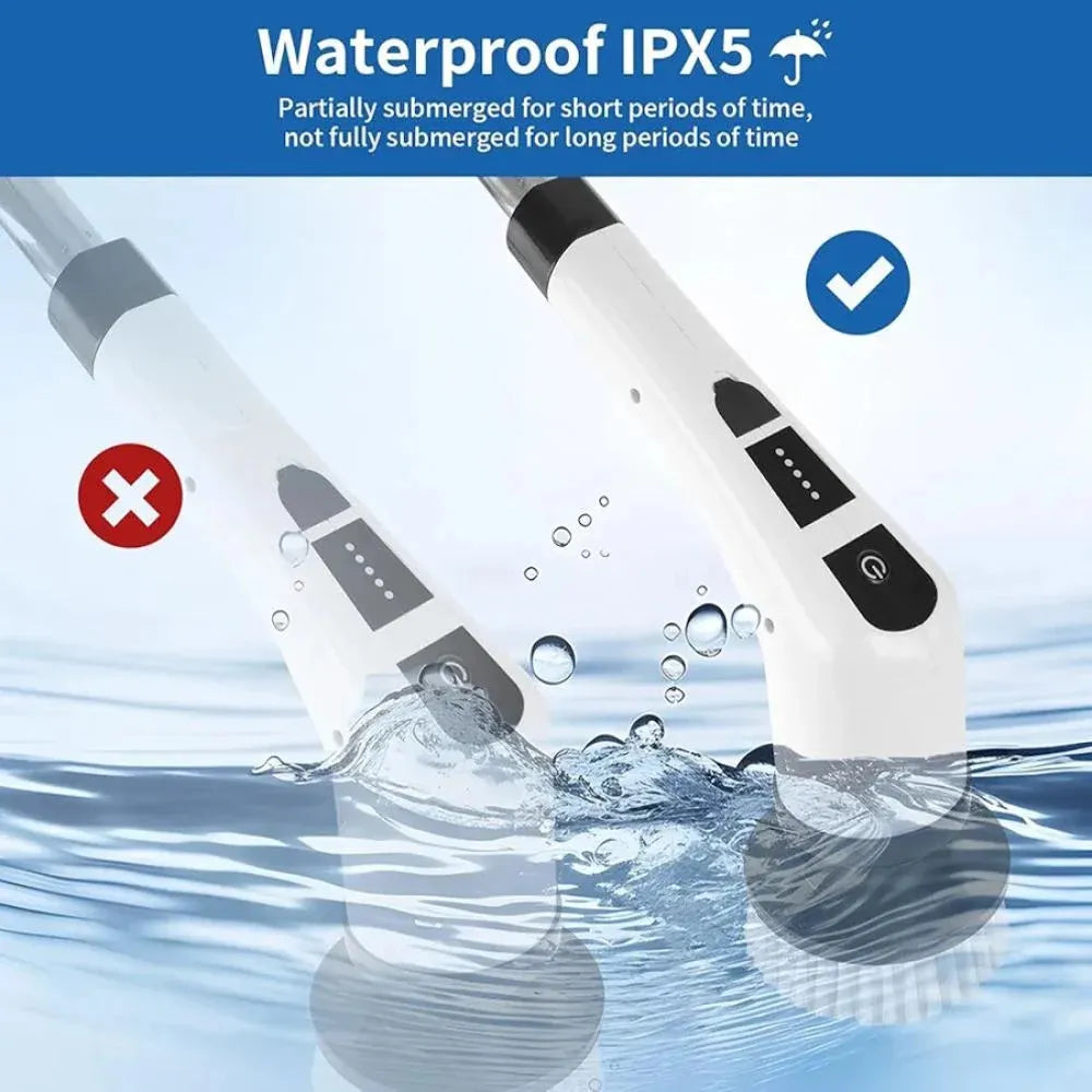 DENX Electric Cleaning Brush DX3630 9-in-1 Multifunctional 2000mAh Battery 25W Power for Home and Car Cleaning