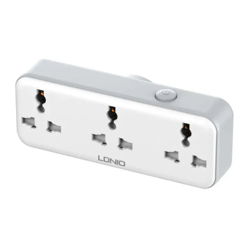 LDNIO Plug Expansion Socket SC3317 3 AC Outlets 2 USB Ports 30W Fast Charging 2500W Power