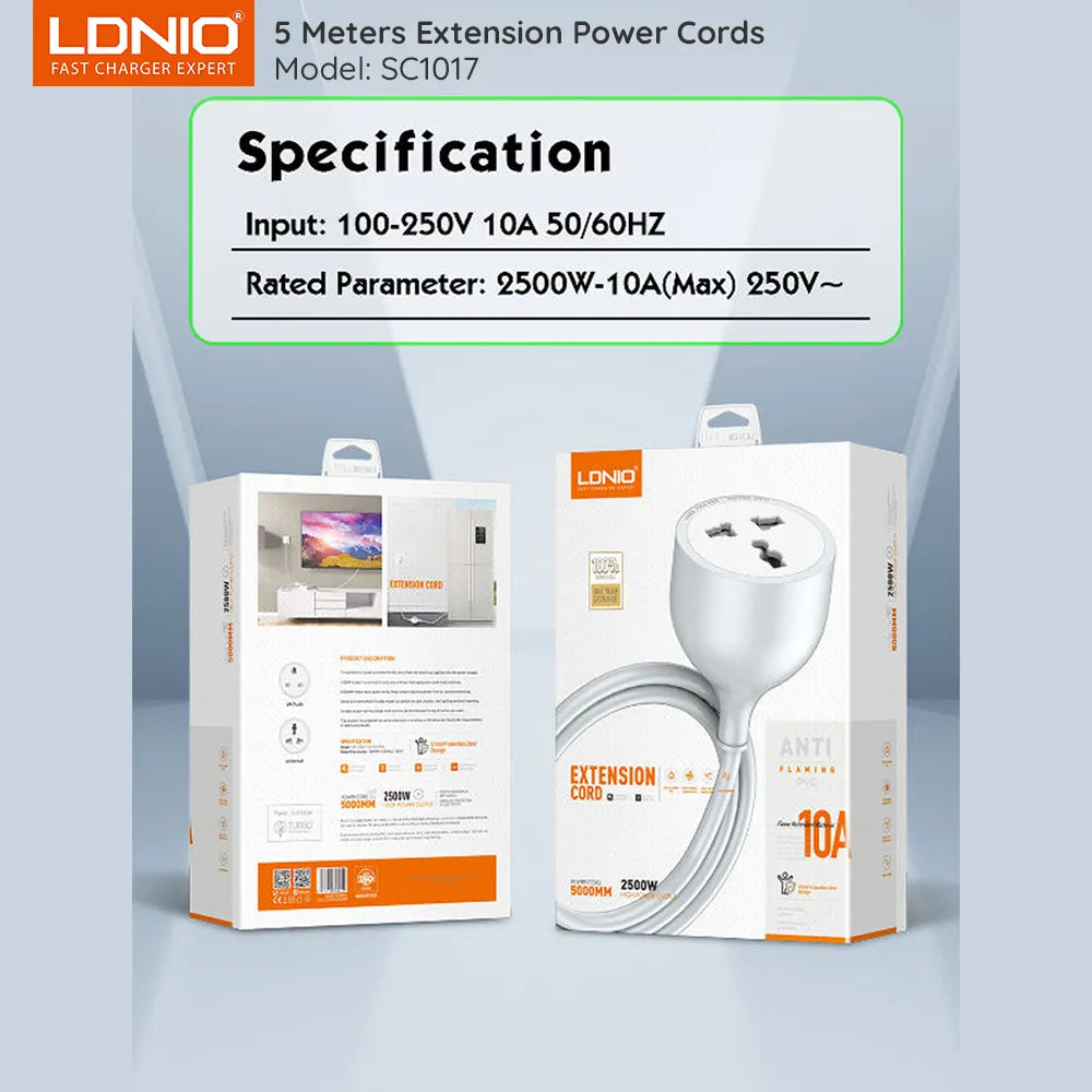 LDINIO Extension Cord - 5M