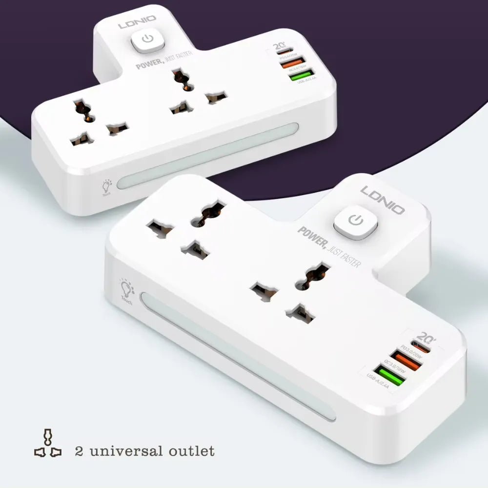 LDNIO SC2311 2 Outlets Socket - 2500W