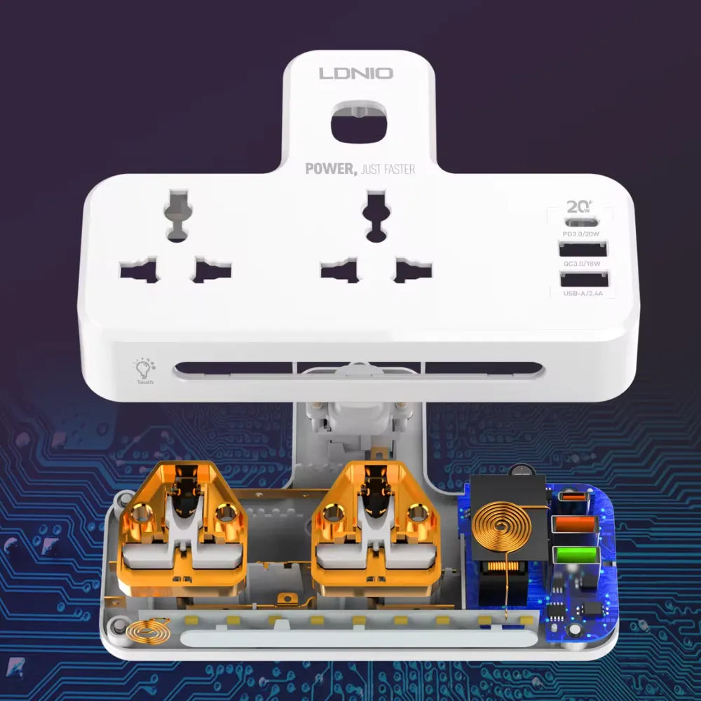 LDNIO SC2311 2 Outlets Socket - 2500W