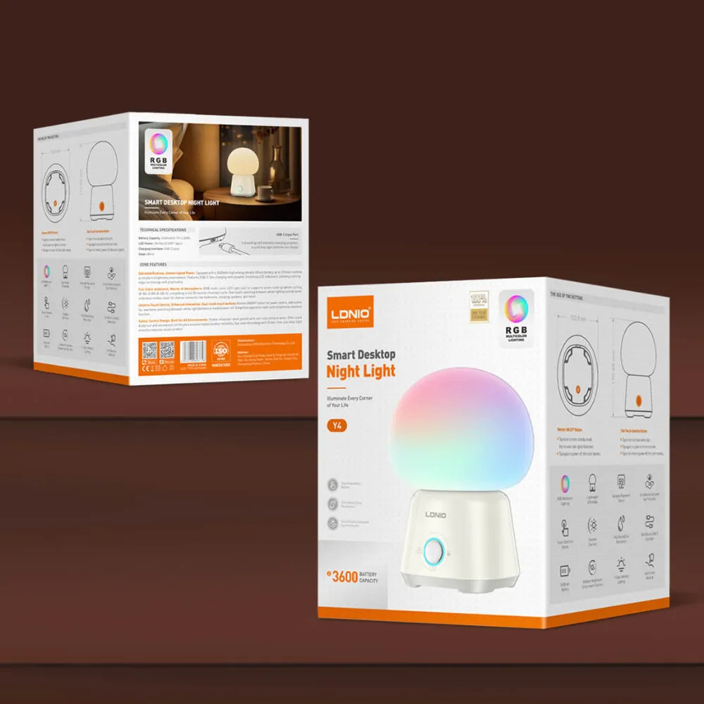 LDNIO Smart Desktop Night Light 3600mAh - Y4