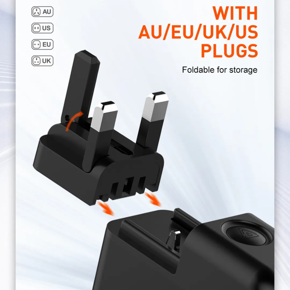 LDNIO Universal Charger GaN 65W EU/UK/US/AU Plug -Q2618