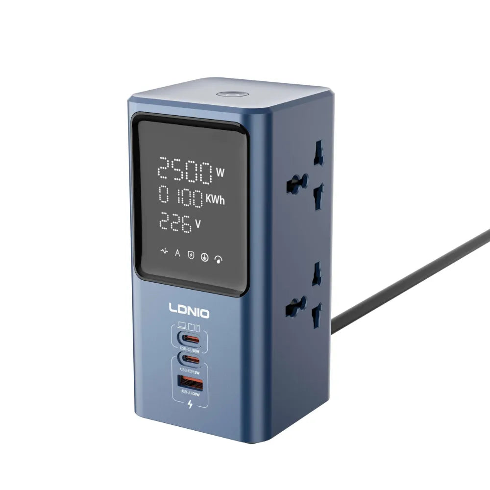 LDNIO Tower Extension Power Socket - 2500W