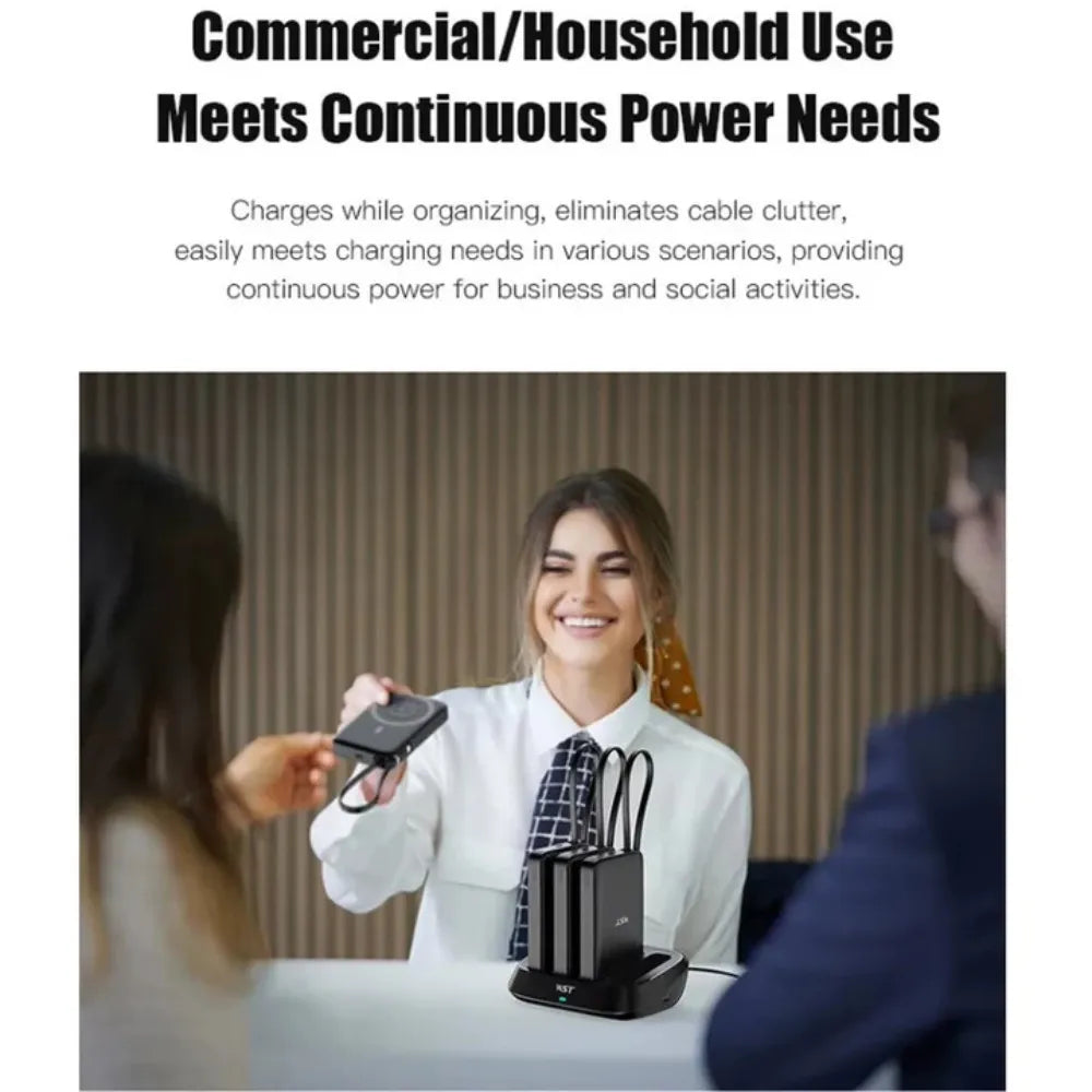 WST 10000mAhx4 Power Bank Docking Station