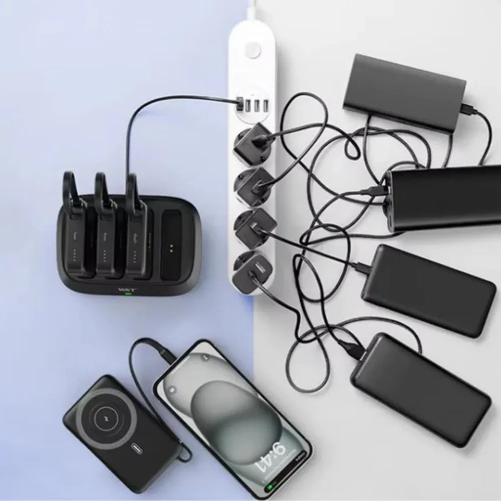 WST 10000mAhx4 Power Bank Docking Station