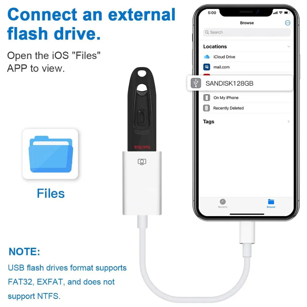 COTEEtcI Lightening to USB Camera Adapter